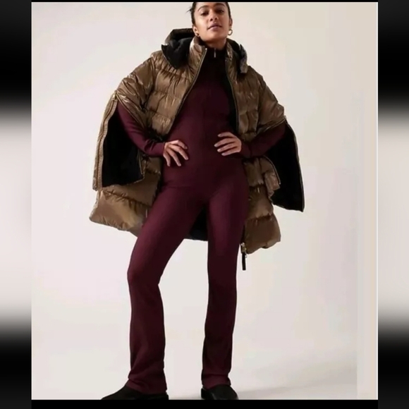Athleta Alicia Keys Golden Aura Down Puffer Jacket - Picture 4 of 8